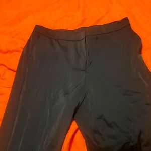 Rachel Zoe, black, Satin like wide leg, stretchy waist trousers